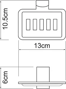 Мыльница Wasserkraft Exter бронза 5269 Мыльница Wasserkraft Exter бронза 5269, 3