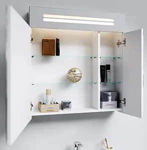 Шкаф-зеркало Aqwella Neo 80 белый Neo.04.08, 5