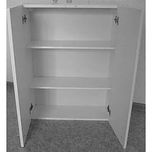 Шкаф двухстворчатый Aquaton Симпл 60 белый 1A012403SL010, 4