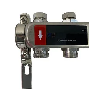 Группа коллекторная без расходомеров 4 отвода 1&quot;в/в x ¾&quot;ек WAAG WG.588.0604, 2