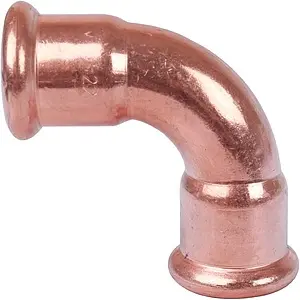 Уголок пресс двухраструбный 22мм угол 90° Sanha 6002A 16002A22 Уголок пресс двухраструбный 22мм угол 90° Sanha 6002A 16002A22, 2