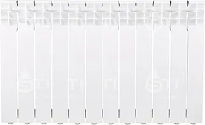 Радиатор алюминиевый 12 секций STI RUS (F) 500/80, 3