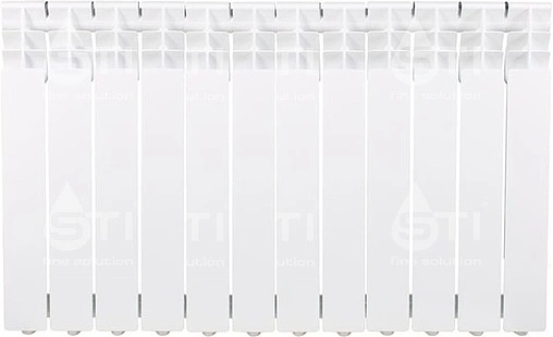 Радиатор алюминиевый 12 секций STI RUS (F) 500/100