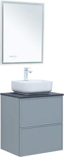 Тумба-умывальник Aquanet Арт 60 мисти грин 00313274+00306390