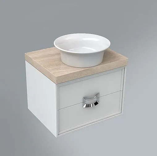 Тумба-умывальник подвесная Kerama Marazzi Canaletto 60 белый CN.60\M+