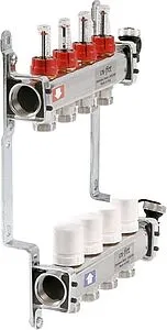 Группа коллекторная с расходомерами 4 отвода 1"в/в x ¾"ек Uni-fitt 450I4304 Группа коллекторная с расходомерами 4 отвода 1"в/в x ¾"ек Uni-fitt 450I4304, 3