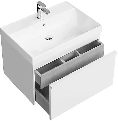 Тумба-умывальник подвесная Kerama Marazzi Modula 70 арабика MO.70.1+1\AR+CU.wb.70