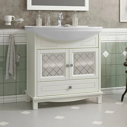 Тумба под умывальник напольная Opadiris Омега 75 слоновая кость 00-00002951