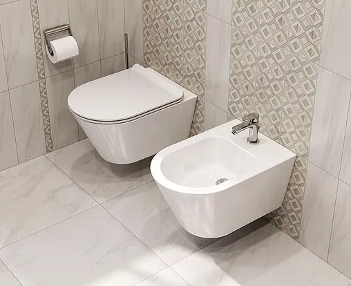 Биде подвесное Kerama Marazzi Pompei белый PLM.bidet.02