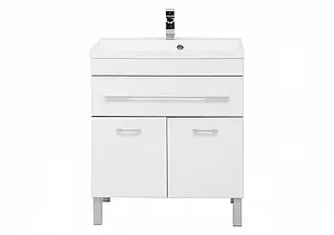 Тумба под умывальник напольная Aquanet Верона 75 белый 00182706, 5