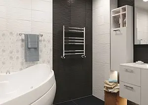 Полотенцесушитель водяной лесенка Lemark Unit П7 500x600 полированная сталь LM45607 Полотенцесушитель водяной лесенка Lemark Unit П7 500x600 полированная сталь LM45607, 5