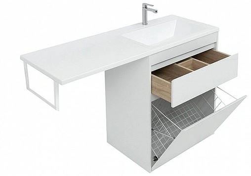 Тумба под умывальник напольная Aquanet Токио 68 белый 00239291