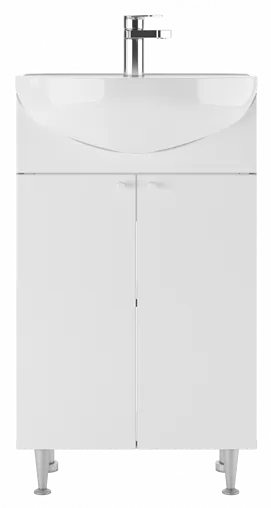 Тумба-умывальник напольная Айсберг Промо 50 белый DP2601T+4607152360141