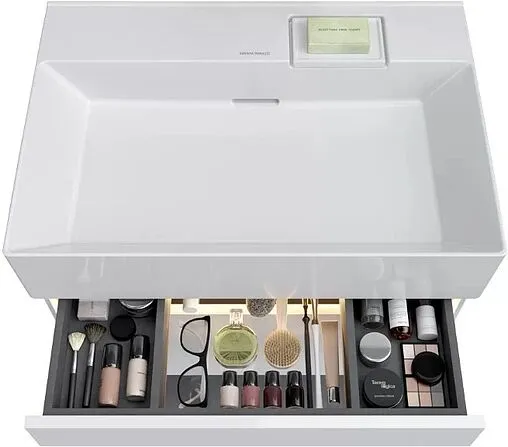 Тумба-умывальник подвесная Kerama Marazzi Logica 70 белоснежный LOG.70.2\WHT+LO.wb.70.0