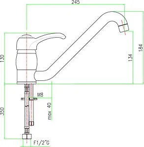 Смеситель для кухни Fiore Jafar бронза 47ZZ5413 Смеситель для кухни Fiore Jafar бронза 47ZZ5413, 2