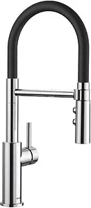 Смеситель для кухни с гибким изливом Blanco Catris-S хром/чёрный 525791 Смеситель для кухни с гибким изливом Blanco Catris-S хром/чёрный 525791, 1