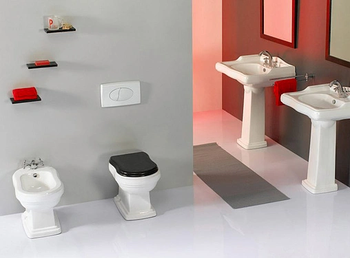 Биде напольное Cezares Laredo белый CZR-620-T