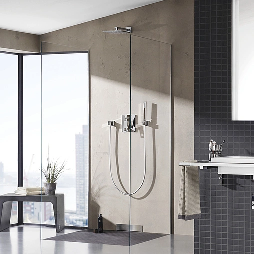 Лейка верхнего душа с настенным креплением Grohe Rainshower хром 26054000 Лейка верхнего душа с настенным креплением Grohe Rainshower хром 26054000