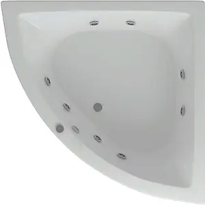 Ванна акриловая с гидромассажем Aquatek Юпитер 150х150 с фронтальной панелью, с каркасом (разборный), с гидромассажем (пневмоуправление) UPT150-0000005 Ванна акриловая с гидромассажем Aquatek Юпитер 150х150 с фронтальной панелью, с каркасом (разборный), с гидромассажем (пневмоуправление) UPT150-0000005, 1