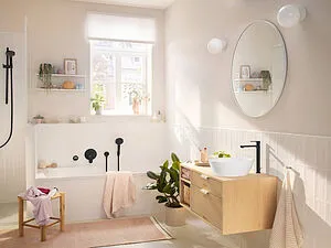 Смеситель для ванны скрытого монтажа Hansgrohe Rebris S чёрный матовый 72466670, 3