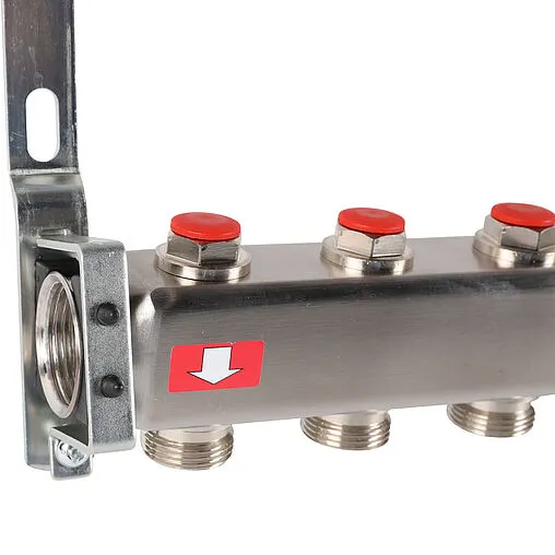 Группа коллекторная без расходомеров 11 отводов 1&quot;в/в x ¾&quot;ек Rommer RMS-3200-000011