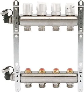 Группа коллекторная распределительная 4 отвода 1"в/в x ¾"ек Uni-fitt 451I4304 Группа коллекторная распределительная 4 отвода 1"в/в x ¾"ек Uni-fitt 451I4304, 5