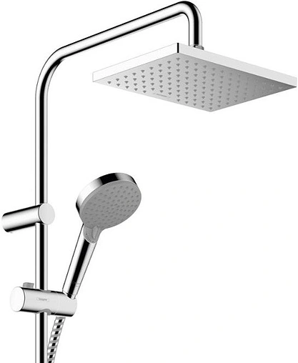 Душевая система без смесителя Hansgrohe Vernis Shape 230 1jet Reno хром 26282000