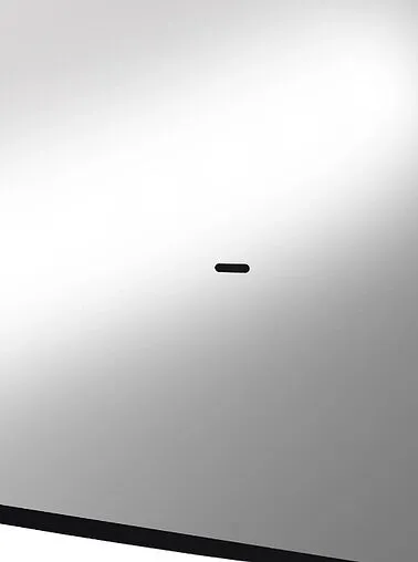 Зеркало с подсветкой Continent Torry Led 60x60 с фоновой подсветкой, бесконтактным сенсором, с подогревом чёрный ЗЛП2028