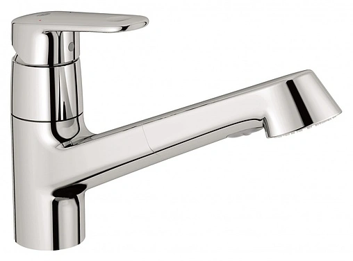 Смеситель для кухни с выдвижным изливом Grohe Europlus II хром 32942002