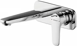 Смеситель для раковины из стены Bravat Source хром P8173218CP-ENG Смеситель для раковины из стены Bravat Source хром P8173218CP-ENG, 1