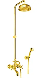 Душевая система со смесителем для ванны Fiore Margot золото 26GO0619 Душевая система со смесителем для ванны Fiore Margot золото 26GO0619, 1