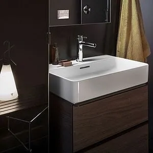 Тумба под умывальник подвесная Laufen Space 45 тёмный вяз 4.1010.2.160.103.1, 3