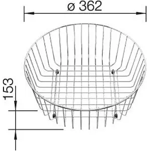Корзина для посуды Blanco нержавеющая сталь 220574 Корзина для посуды Blanco нержавеющая сталь 220574, 2
