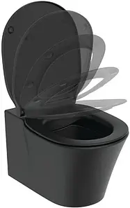 Крышка-сиденье для унитаза с микролифтом Ideal Standard Connect Air Silk Black черный матовый E0368V3 Крышка-сиденье для унитаза с микролифтом Ideal Standard Connect Air Silk Black черный матовый E0368V3, 4