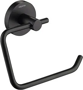 Держатель туалетной бумаги Aquatek Европа чёрный матовый AQ4118MB, 1