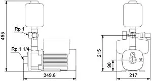 Станция автоматического водоснабжения Grundfos CMBE 5-62 98374704, 3