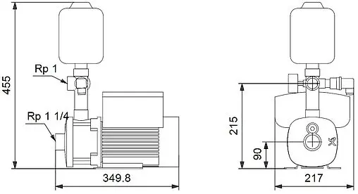 Станция автоматического водоснабжения Grundfos CMBE 5-62 98374704
