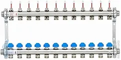 Группа коллекторная с расходомерами 12 отводов 1&quot;н/н x ¾&quot;ек Watts HKV2013AF 10070010