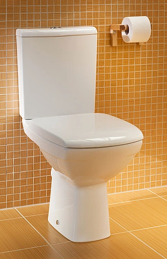 Унитаз-компакт безободковый Cersanit Carina New Clean On белый S-KO-CAR011-3/5-COn-DL-w