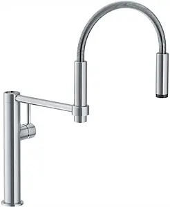 Смеситель для кухни с гибким изливом Franke Pescara 360 оптика стали 115.0393.977 Смеситель для кухни с гибким изливом Franke Pescara 360 оптика стали 115.0393.977, 3