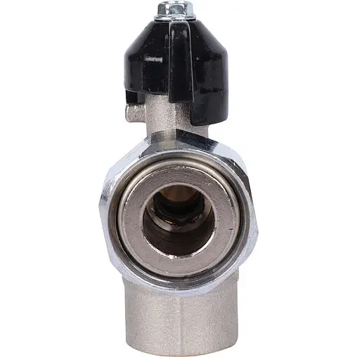 Кран шаровый с накидной гайкой угловой ½"в x ¾"нг Stout SVB-1010-001520