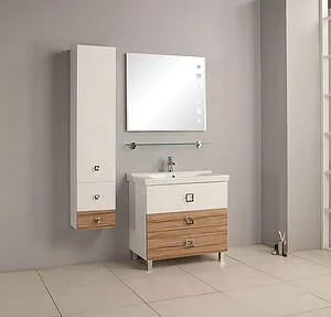 Шкаф-пенал подвесной Aquaton Стамбул 35 белый/эбони светлый 1A127703ST490 Шкаф-пенал подвесной Aquaton Стамбул 35 белый/эбони светлый 1A127703ST490, 5