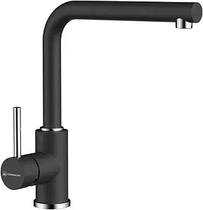Смеситель для кухни Omoikiri Nakagawa-BL чёрный/хром 4994307, 1