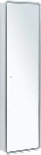 Шкаф-пенал подвесной Aquanet Оптима 41 с LED подсветкой белый 00335438