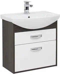 Тумба-умывальник Aquanet Грейс 65 белый/дуб кантербери 00198378+00182642, 1