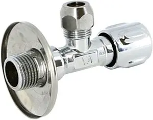 Вентиль регулирующий угловой ½"н x ⅜"н x 10ц хром Uni-fitt 186M2500 Вентиль регулирующий угловой ½"н x ⅜"н x 10ц хром Uni-fitt 186M2500, 1