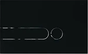 Клавиша смыва для унитаза OLI I-PLATE 670005 черный глянцевый Клавиша смыва для унитаза OLI I-PLATE 670005 черный глянцевый, 1