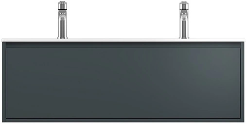 Тумба-умывальник подвесная ISVEA Pro 120 антрацит 21MGS019121I