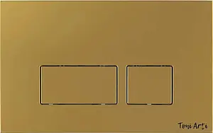 Клавиша смыва для унитаза Toni Arti Noche TA-0043 матовое золото Клавиша смыва для унитаза Toni Arti Noche TA-0043 матовое золото, 1