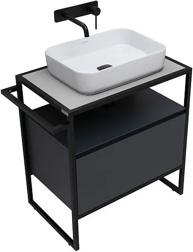 Тумба-умывальник напольная Allen Brau Priority 70 антрацит 1.31001.AM+